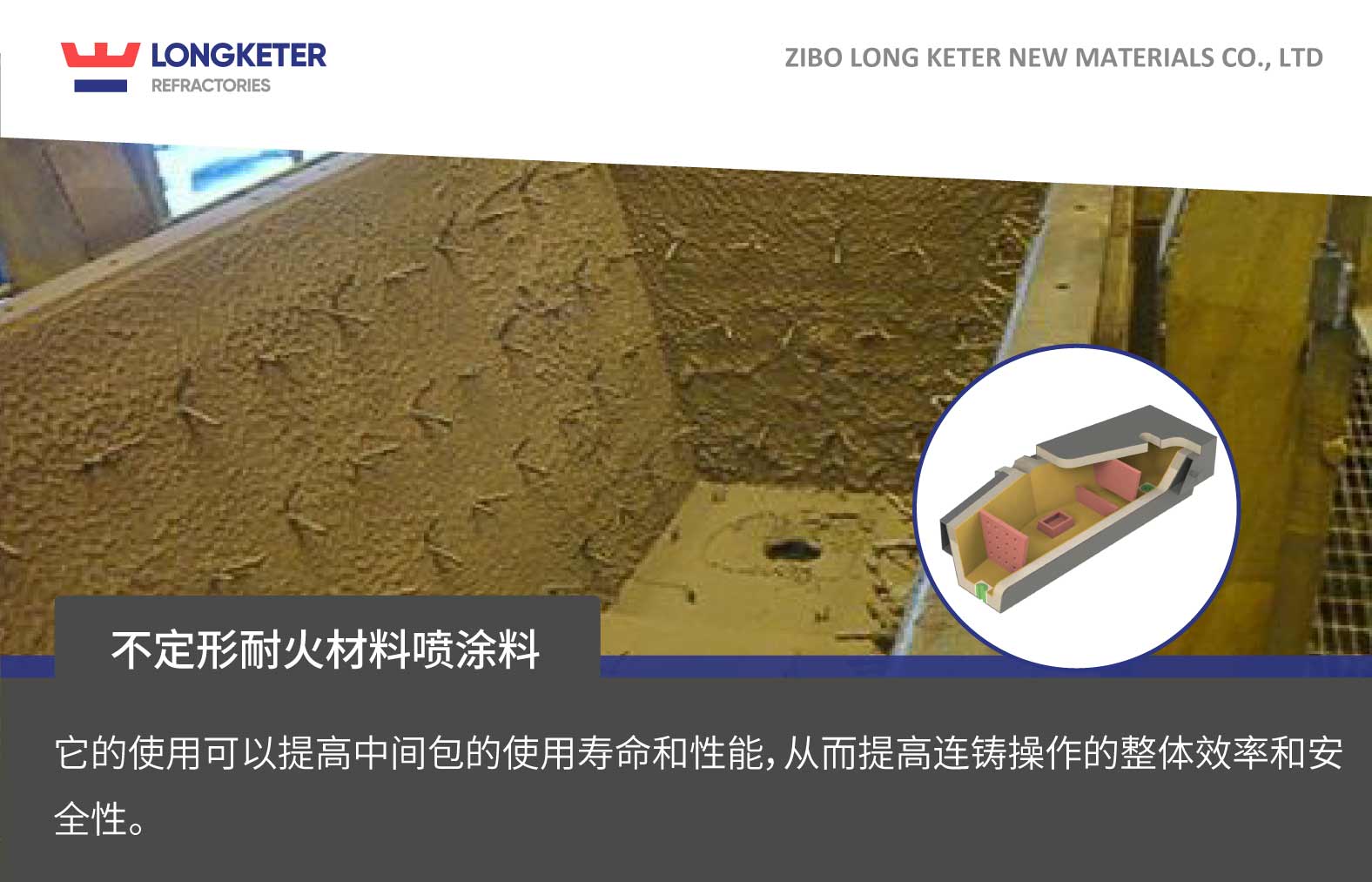 钢铁工业用高强度耐火喷涂料